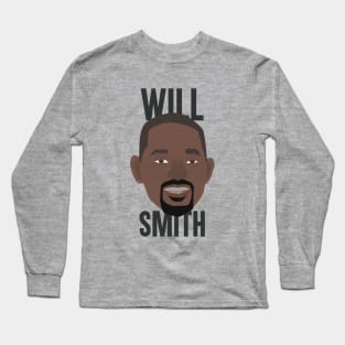 Will Smith Head Long Sleeve T-Shirt